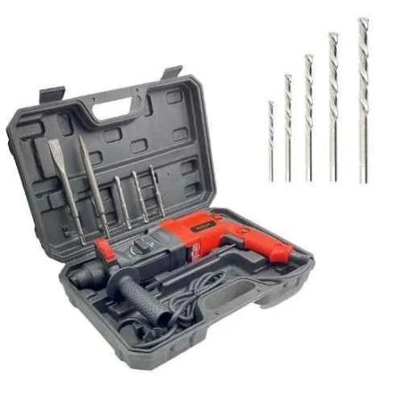 Walkers 1200W 26mm Hammer Impact Drill Kit WKCB125 with 5 Pcs Masonry Drill Bits image-1