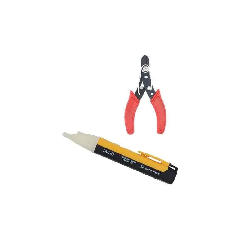 Walkers 90-1000V Non Contact Voltage Tester Pen WKCB149 with Wire Cutter image-1