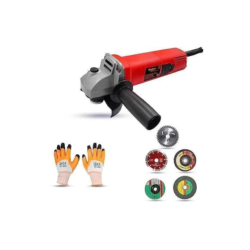 Walkers 800W 4 inch Angle Grinder WKCB479 with 5 Pcs Wheel Gloves image-2