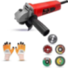 Walkers 800W 4 inch Angle Grinder WKCB479 with 5 Pcs Wheel Gloves
