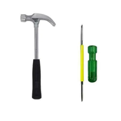 Walkers 10.5 inch Carbon Steel Claw Hammer WKCB163 with 2-in-1 Screwdriver Combo image-3