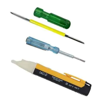 Walkers Electrical Line Tester WKCB152 with 90-1000V Non Contact Voltage Tester Pocket Pen 2-in-1 Screwdriver image-1