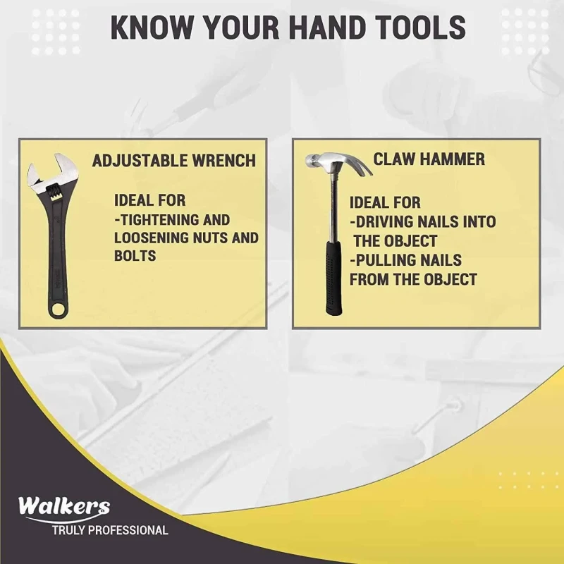 Walkers 10 Pcs DIY Hand Tools Kit WKCB094 image-3