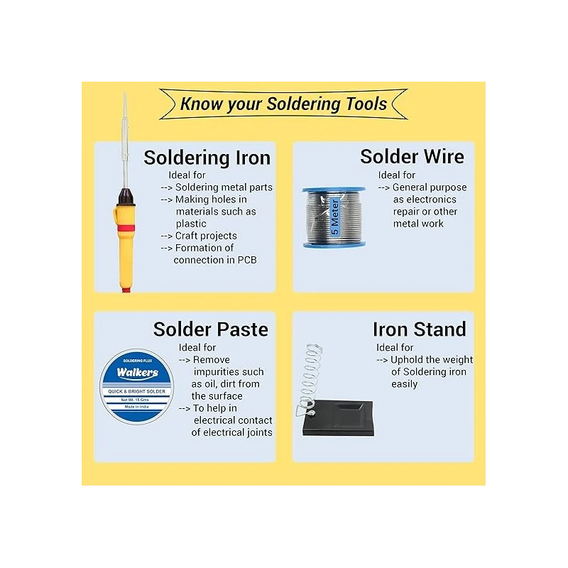 Walkers Beginners 11 in 1 Mobile Soldering Iron Kit WK0023 image-2