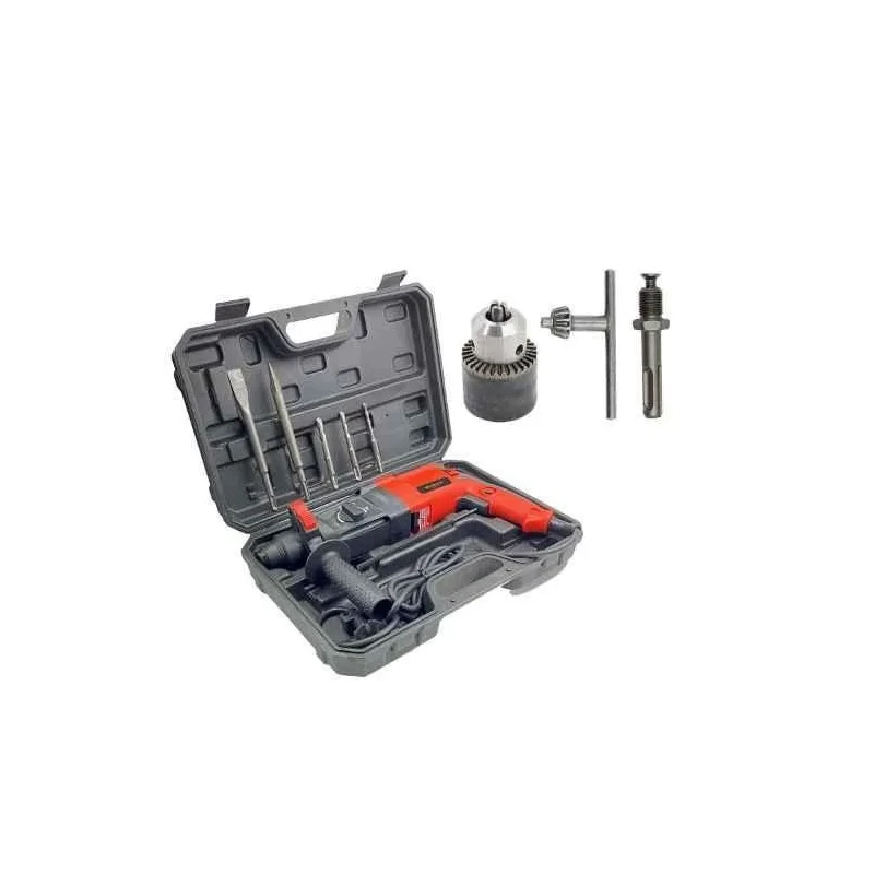 Walkers 1200W 26mm Hammer Impact Drill Kit WKCB123 with 5 Pcs Bits 13mm Drill Chuck SDS Adaptor image-3