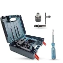 Walkers 750W Forward Reverse Rotation Hammer Impact Drill WKCB342 with 3 Bits Drill Chuck SDS Adapter Line Tester image-4