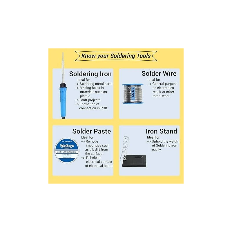 Walkers Basic 11 in 1 Mobile Soldering Iron Kit WK0013 image-2