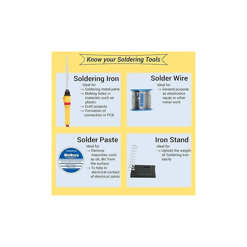 Walkers Beginners 10 in 1 Mobile Soldering and Desoldering Kit WK0028 image-2