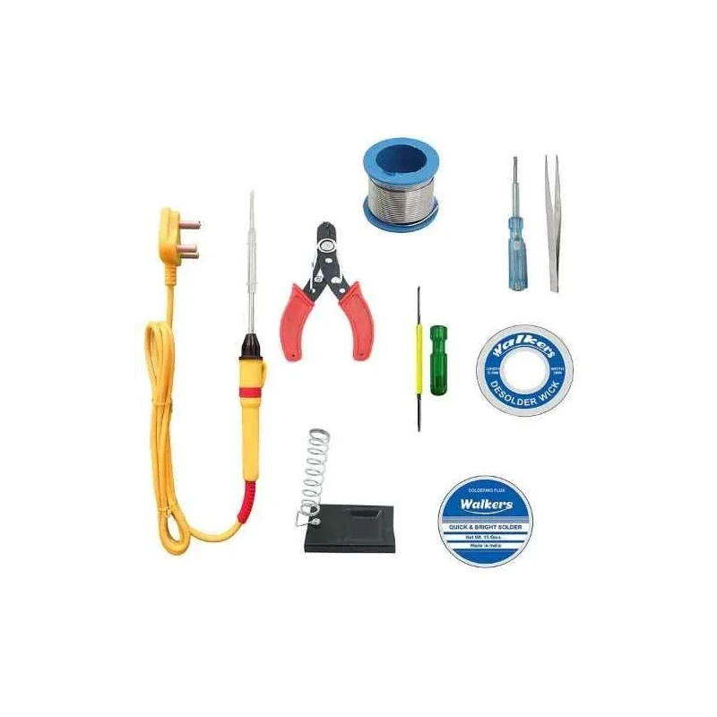 Walkers 9 Pcs 25W Soldering Iron Equipment Tool Kit WKCB072 image-1