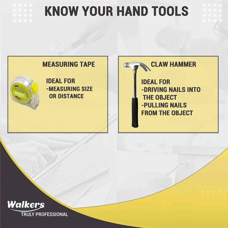 Walkers 9 Pcs DIY Hand Tools Kit WKCB083 image-5