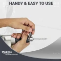 Walkers 5 Pcs HSS Drill Bit Set WKCB197 with 1 Pc Masonry Drill Bit 13mm Drill Chuck Combo image-1