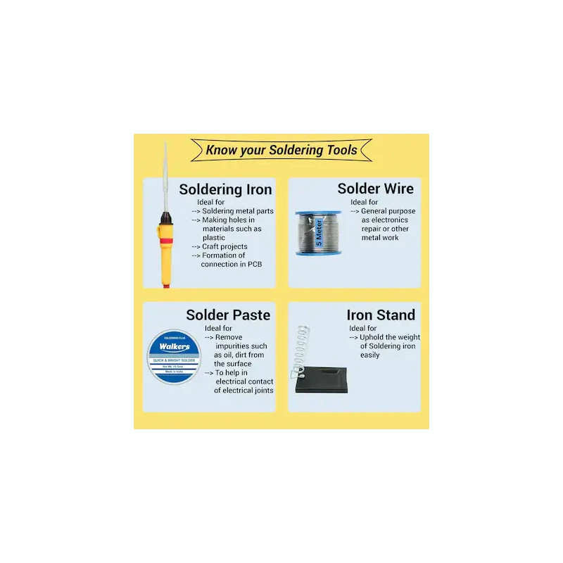 Walkers Beginners 12 in 1 Mobile Soldering Iron Kit WK0025 image-2