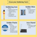 Walkers Beginners 10 in 1 Mobile Soldering Iron Kit WK0021 image-2