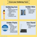 Walkers Beginners 8 in 1 Mobile Soldering Iron Kit WK0019 image-2