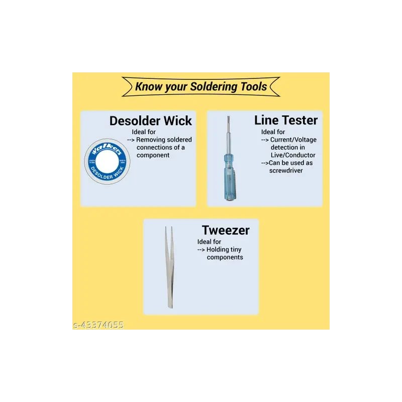 Walkers Beginners 8 in 1 Mobile Soldering Iron Kit WK0019 image-3