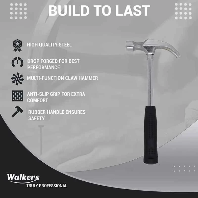 Walkers WKCB165 10.5 inch Rubber Black Silver Tool Set image-2