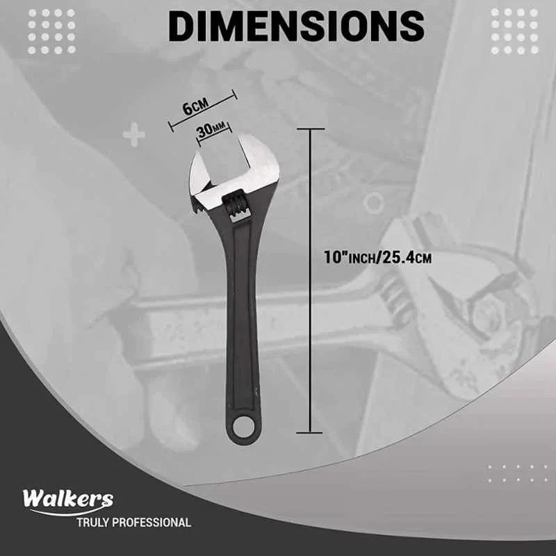 Walkers WKCB165 10.5 inch Rubber Black Silver Tool Set image-5