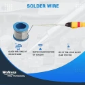 Walkers 6 Pcs Soldering Wire and Flux Paste Kit WKCB060 image-2