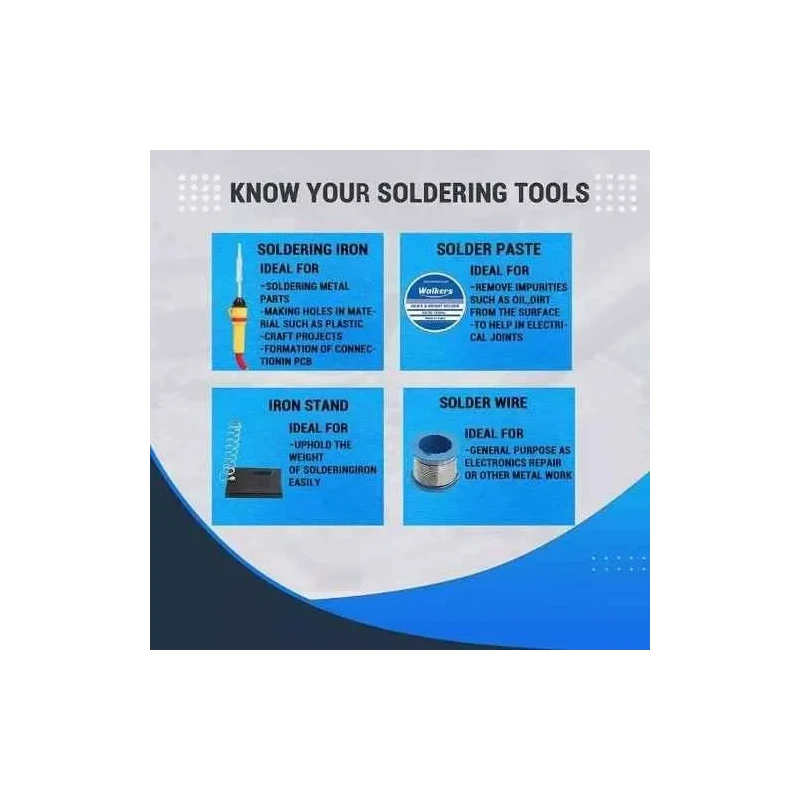Walkers 15 Pcs Soldering Iron Kit with Glue Gun WKCB102 image-1