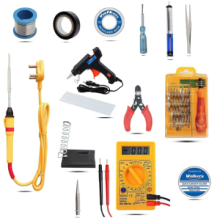 Walkers 15 Pcs Soldering Iron Kit with Multimeter and Glue Gun WKCB103 image-3