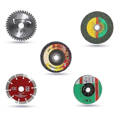 Walkers 5 Pcs 100mm Metal Wheels Set for Angle Grinder WKCB402 image-1