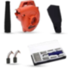 Walkers 800W Plastic Red Electric Air Blower WKCB256 with Carbon Brushes 16 in 1 Screwdriver