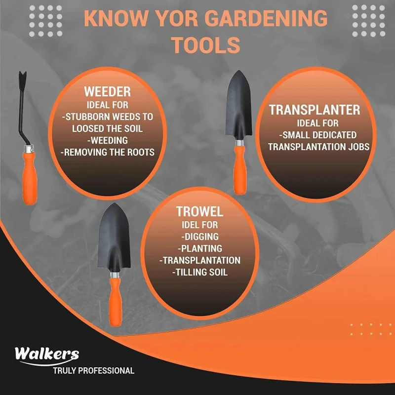 Walkers 8 Pcs Gardening Tool Set WKCB200 image-2