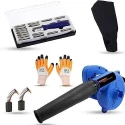Walkers 800W Plastic Blue Electric Air Blower WKCB275 with Carbon Brushes Gloves 16 in 1 Screwdriver image-1
