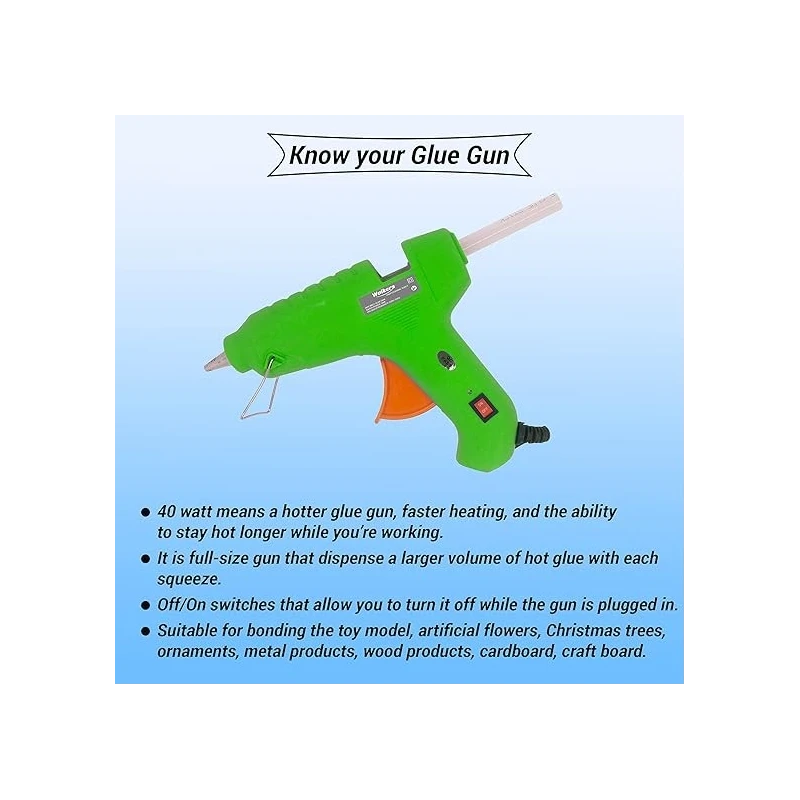 Walkers WK0006 Green Glue Gun image-2