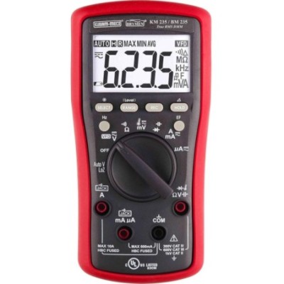 kusam meco 3/5/6 digit 6000 counts trms digital multimeter km235 image1