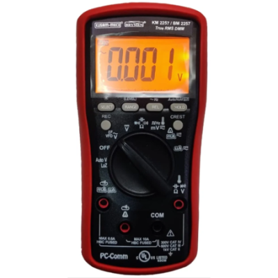 kusam meco 3/5/6 digit 6000 counts trms digital multimeter km2257 image1