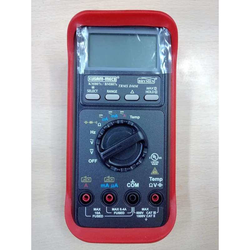 kusam meco 3/4 digits 4 0 counts fully autoranging true rms digital multimeter km807s image1