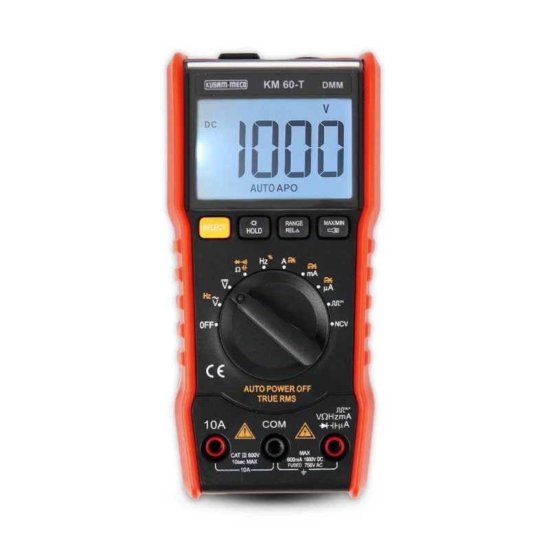 kusam meco digital multimeter accurate and versatile electrical measurements km60-t image1