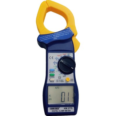 kusam meco ac/dc digital clampmeter km2775 image1
