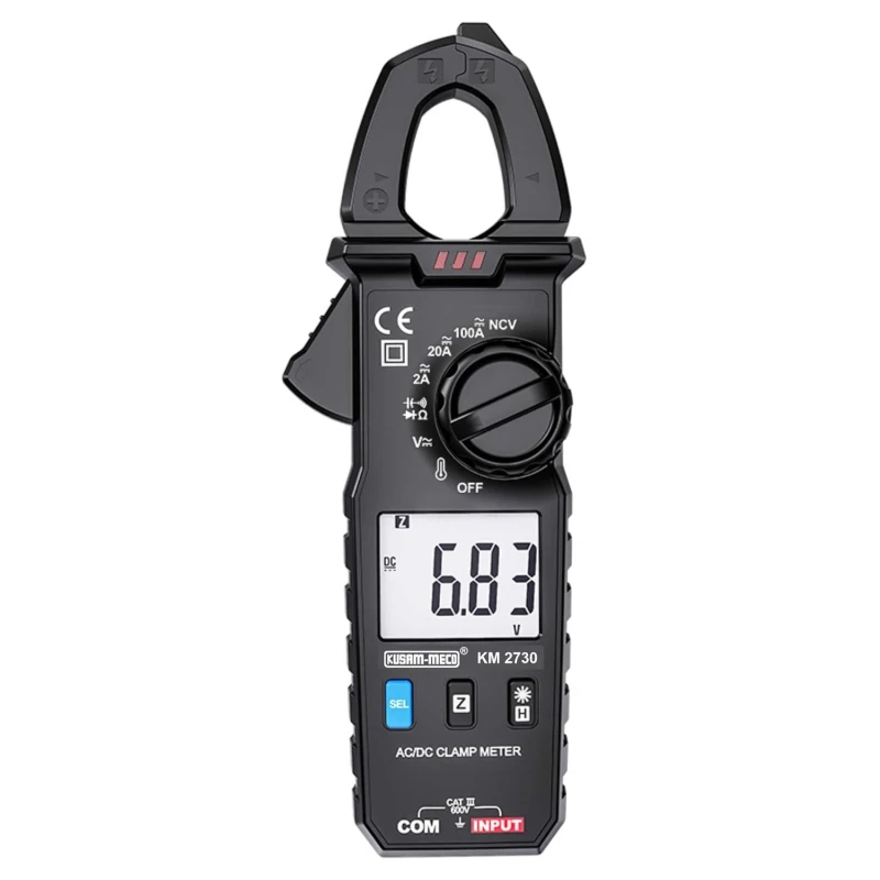 kusam meco 100a ac/dc digital clamp meter km2730 image1