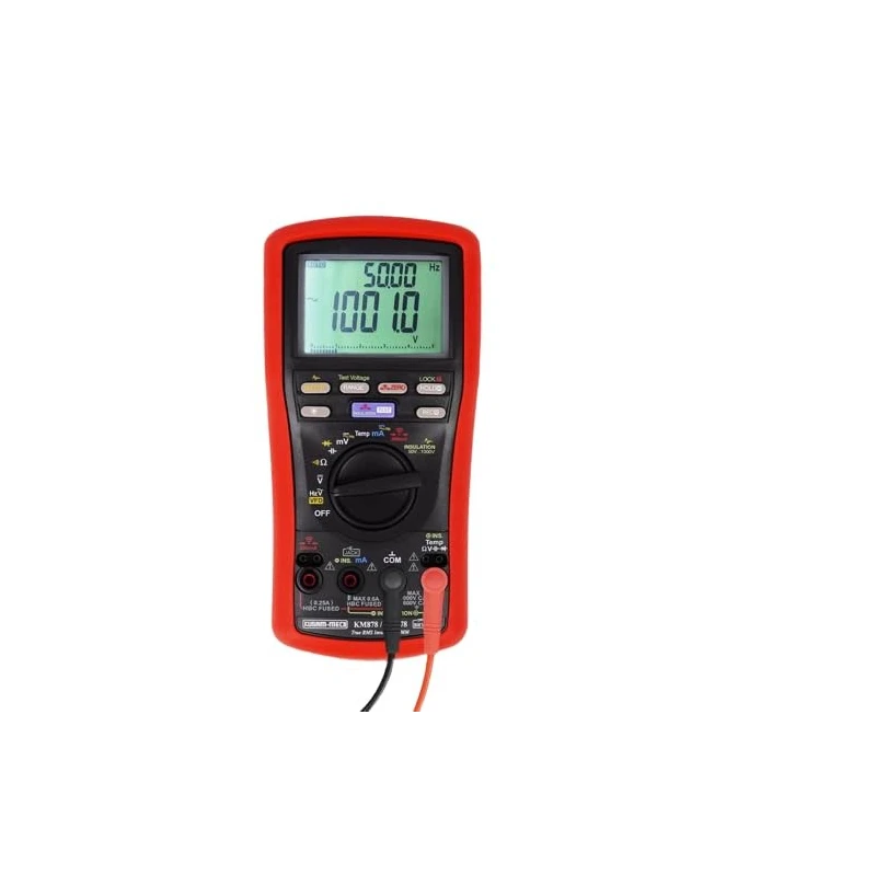 kusam meco digital insulation multimeter true rms km878 image1