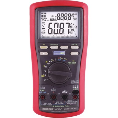kusam meco true rms digital insulation multimeter km887 image1