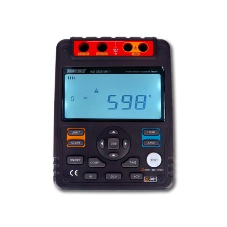 kusam meco digital insulation resistance tester (5kv 1t ohms with pi & dar) km2805mk-1 image1