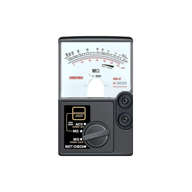 kusam meco analog insulation resistance tester km41 image1