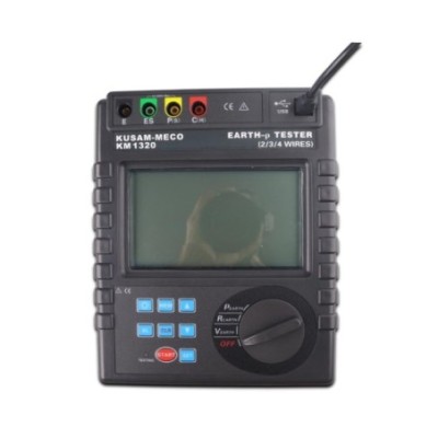 kusam meco earth resistance soil resistivity tester km1320 image1