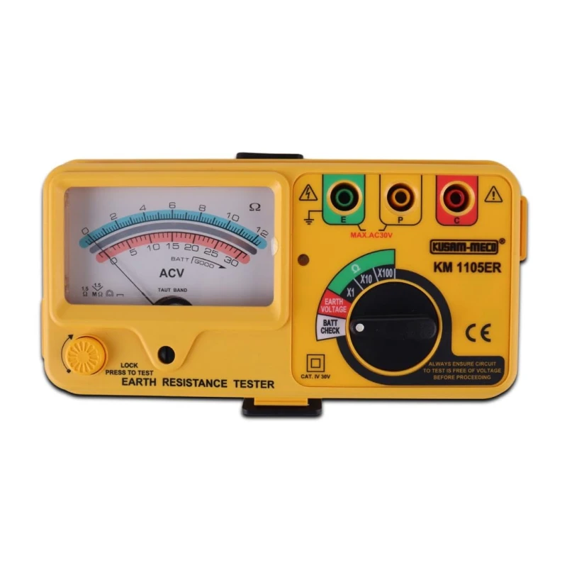 kusam meco er analogue earth resistance tester km1105 image1
