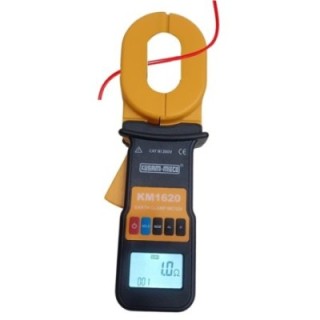 kusam meco clamp on type battery powered earth resistance tester km1620 image1