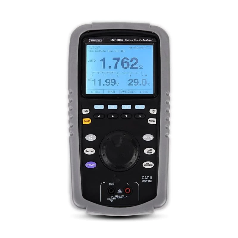 kusam meco battery quality analyzer data logger with trend analysis km900c image1
