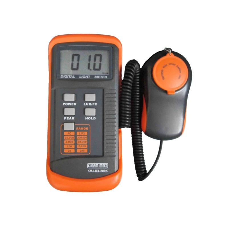 kusam meco 200k digital lux meter (range 0 to 200000) kmlux image1