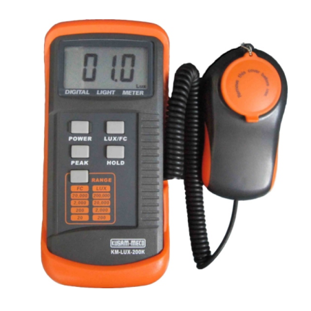 kusam meco 200k digital lux meter (range 0 to 200000) kmlux image1