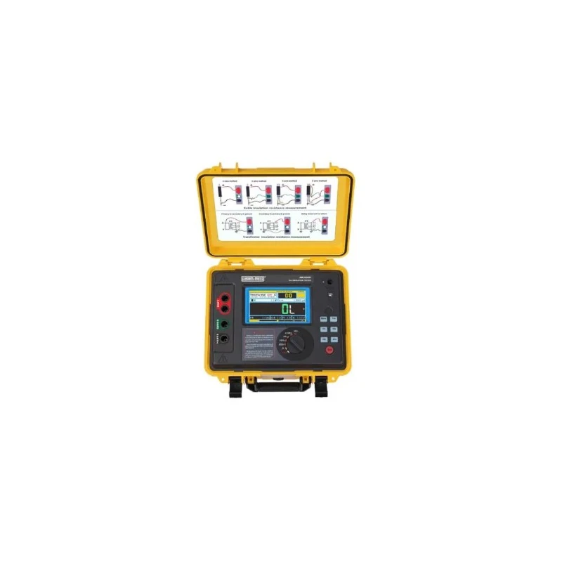 kusam meco 0.5 mω-30 tω high voltage insulation resistance tester km5315in image1