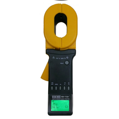 kusam meco clamp on earth resistance tester km1720+ image1