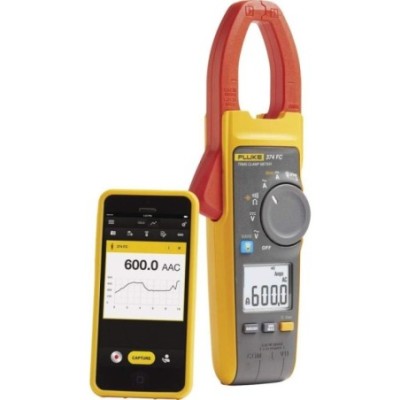 Fluke True-RMS AC & DC Clamp Meter 374 FC image-1