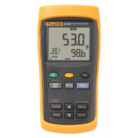 Fluke Temperature Logging Digital Thermometer 53 II image-1