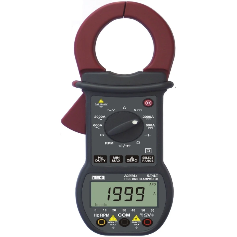 Meco Auto & Manual Ranging Digital Clamp meters 2003A+ image-1